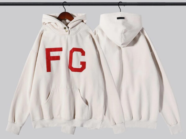 ESSENTIALS FG White Hoodie