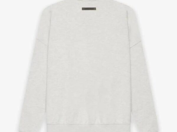 Fear of God ESSENTIALS Long Sleeve Polo Sweatshirt Gray