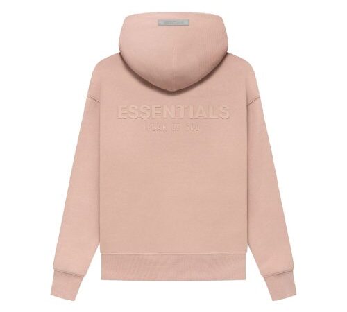 Fear of God Essentials Pullover Hoodie Pink For Kids